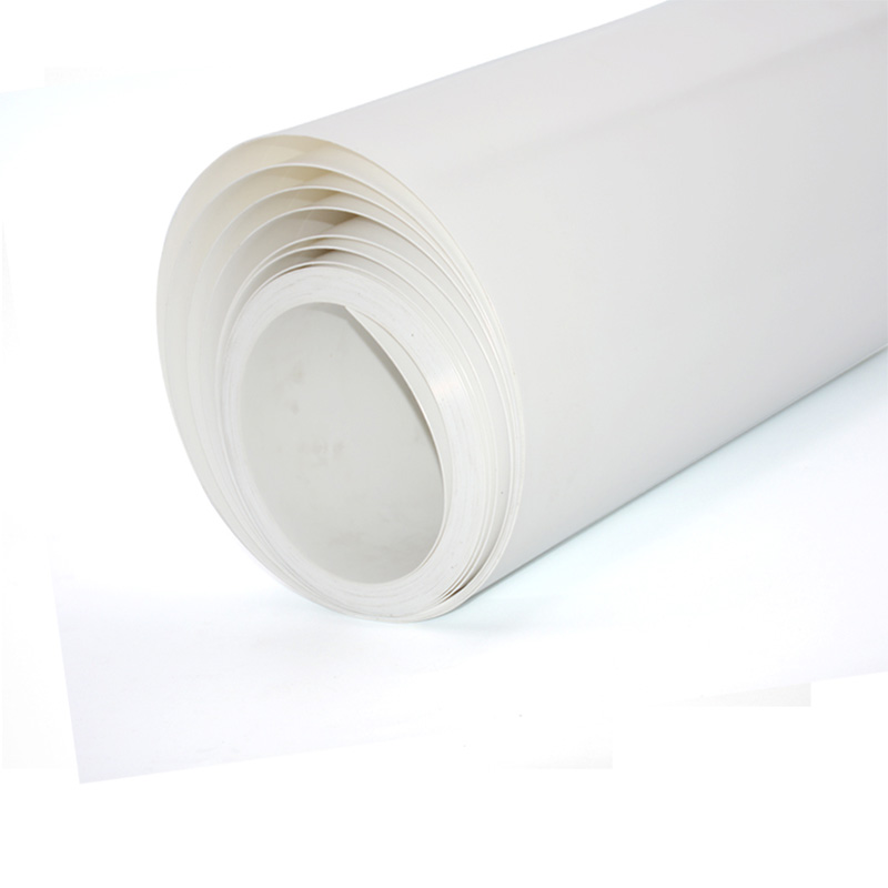 0.7 มม. หนาสีขาวแมทกดแผ่นพลาสติกสูญญากาศ thermoforming ในม้วน
