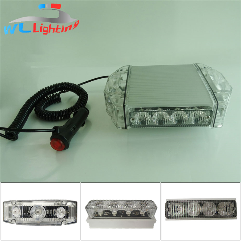 ไฟเตือน LED ขนาดเล็กกำลังไฟเตือนสูง 12V 24V พื้นผิวฉุกเฉินติดตั้งสำหรับรถพยาบาล / ตำรวจ / รถบรรทุก