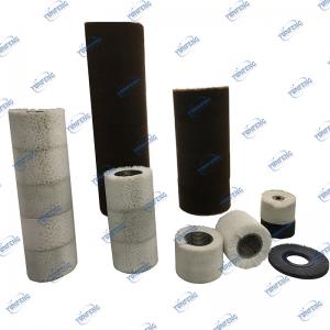 ลูกกลิ้งแปรงขัดสีขัดแบบลวดไนล่อนที่ทำจากไนลอน