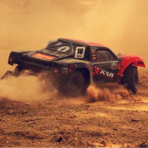 Vkarracing เครื่องชั่งไฟฟ้าแบบสั้นขนาด 1/10 V2 RTR 4WD RC Truck SCTX10 V2