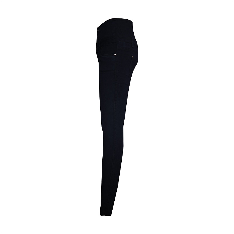 แฟชั่นสี่ปุ่มเอวสูงเอว skinny jeant WS1003