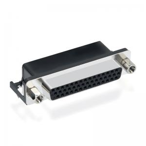 d ย่อย hd 90 องศา PCBb ขั้วต่อ 44pin หญิง