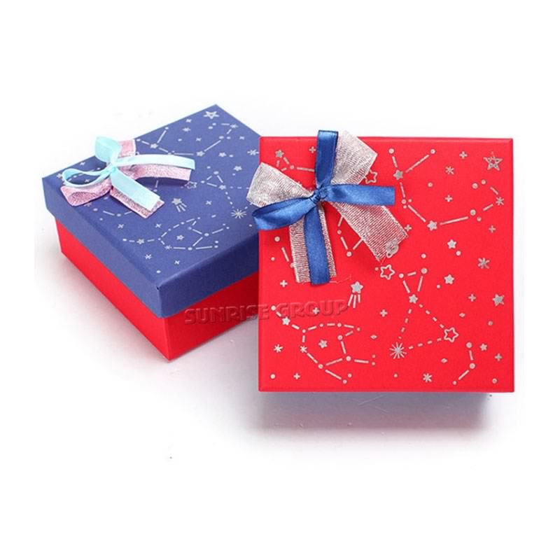 กระดาษที่พิมพ์เอง Christmas Gift Collection Candy บรรจุภัณฑ์ Gift Box
