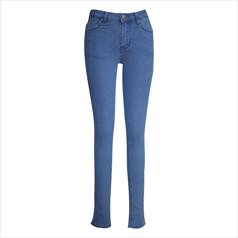 พอดีดีและซักผ้าสุภาพสตรี skinny jeans WS1088