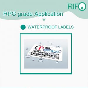 พื้นผิวเคลือบกระดาษสังเคราะห์แบบดั้งเดิมที่พิมพ์ได้สำหรับแท็กสติกเกอร์ฉลาก