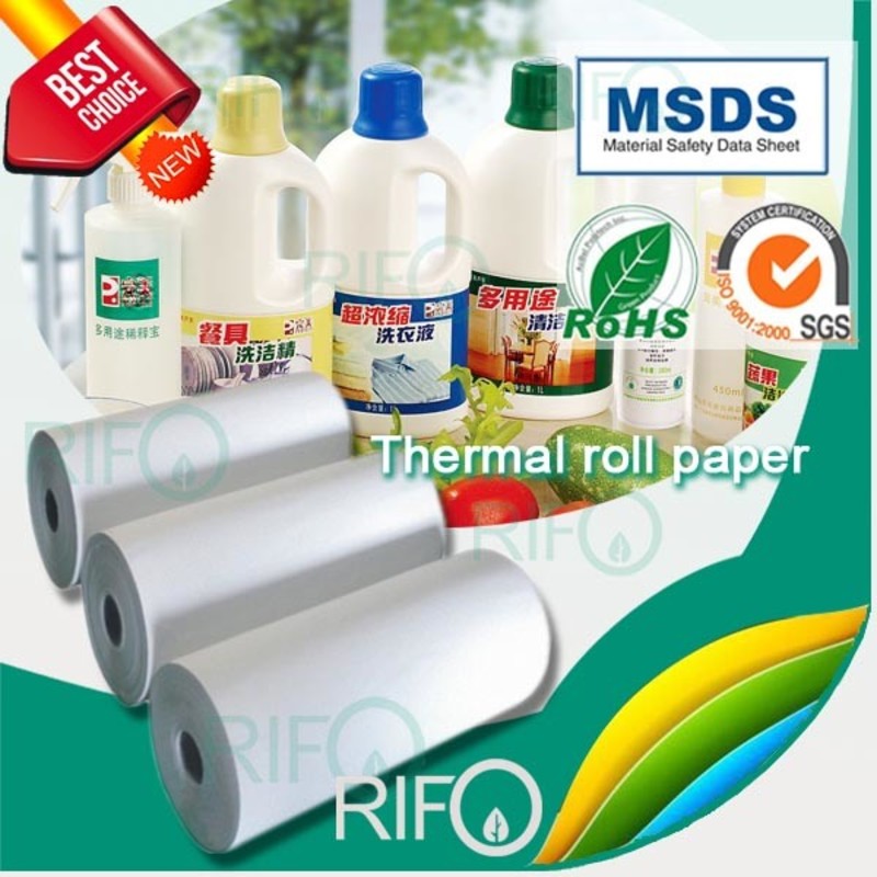ฉลากสติกเกอร์กันน้ำวัสดุ BOPP สังเคราะห์สีขาวขาวที่มี MSDS เป็นไปตามมาตรฐาน