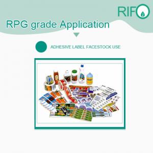 ฉลากสติกเกอร์กันน้ำวัสดุ BOPP สังเคราะห์สีขาวขาวที่มี MSDS เป็นไปตามมาตรฐาน