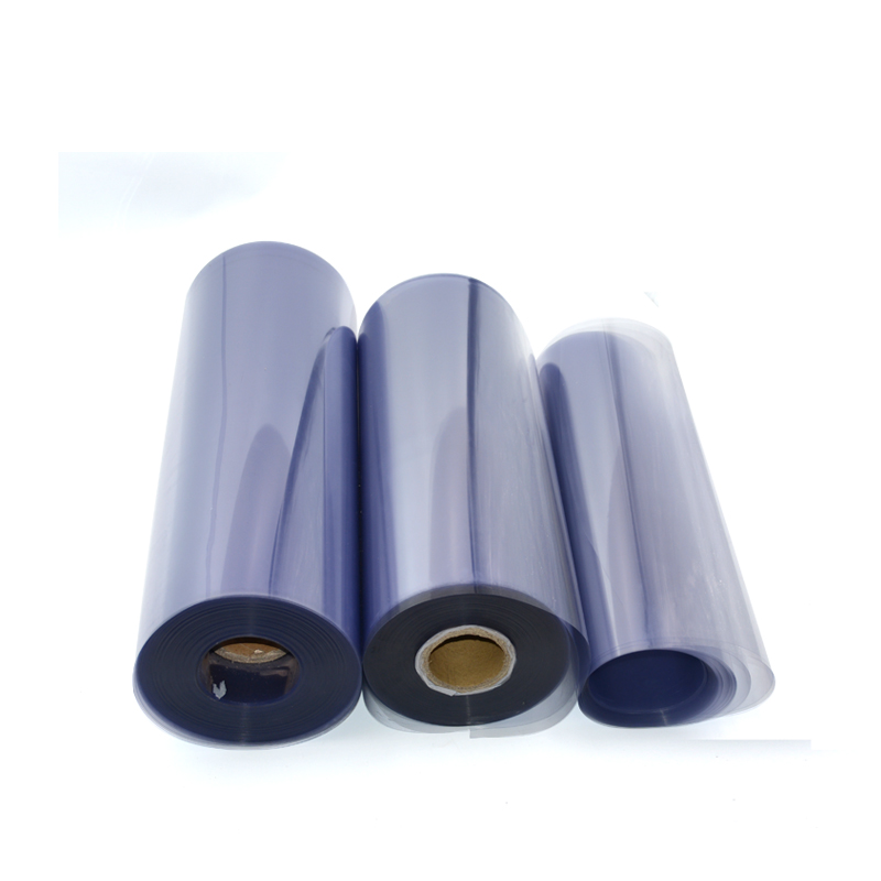 ฟิล์มห่ออาหารม้วนพลาสติก PVC ที่กำหนดเอง Thermoforming แข็ง
