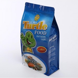 ก้นกลมยืนขึ้นพลาสติกที่มีความยืดหยุ่นบรรจุถุงกระเป๋าสำหรับเนื้อหมูเนื้อวัวอาหารทะเล