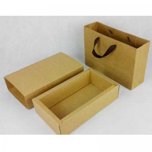 บรรจุภัณฑ์กล่องกระดาษคราฟท์การ์ดและถุง