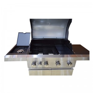 ย่างบาร์บีคิวแก๊สคุณภาพสูงกลางแจ้งพร้อมเตาอบ