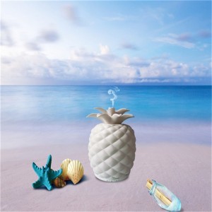 2018 สิ่งประดิษฐ์ใหม่ที่ไม่ซ้ำสับปะรดรูปเซรามิกกระจายกลิ่นหอม