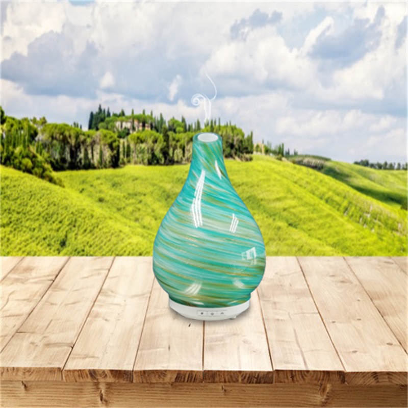 เมษายนผลิตภัณฑ์ดูแลผิวสีเขียวทอง silly glass aroma oil diffuser น้ำมัน