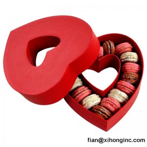 กล่องของขวัญแข็งรูปหัวใจพิเศษ