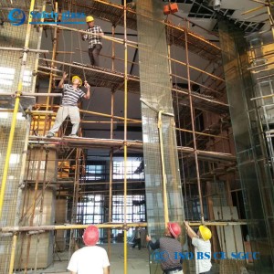 ขนาดที่กำหนดเองขนาดใหญ่กระจก / จัมโบ้แผงกระจกลามิเนตสำหรับ windows