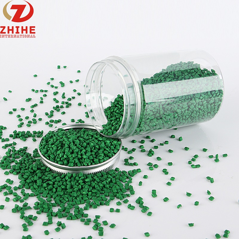 PP มาสเตอร์แบทช์สีเขียวสำหรับผลิตภัณฑ์พลาสติก