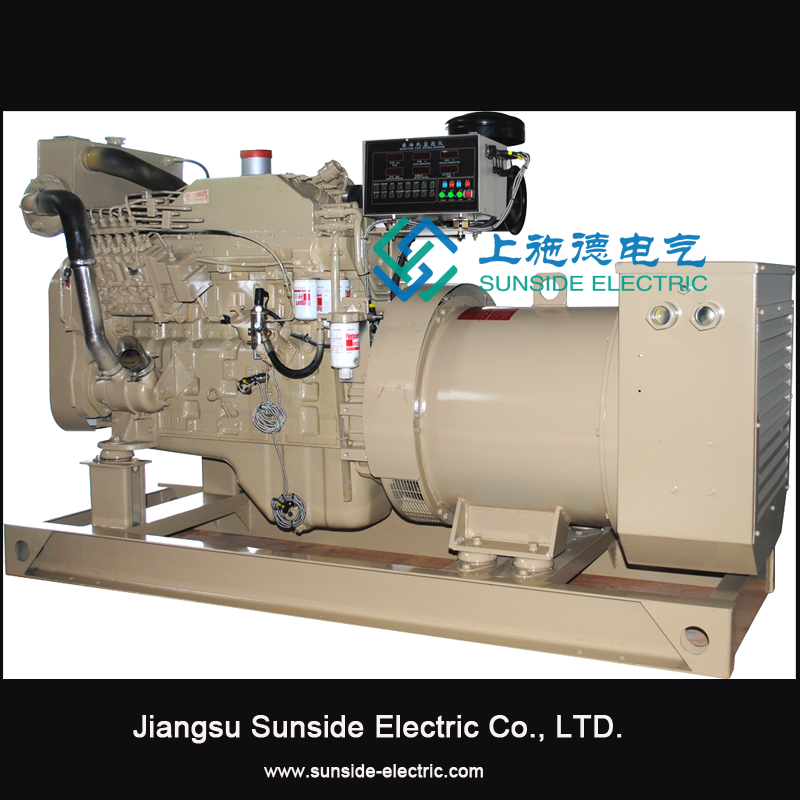 เครื่องกำเนิดไฟฟ้าดีเซลทางทะเล Cummins ขนาด 60kW