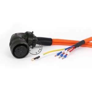 สายเฟล็กซ์คุณภาพสูง ASD-A2-PW1103-G เดลต้าเซอร์โวมอเตอร์สายไฟ