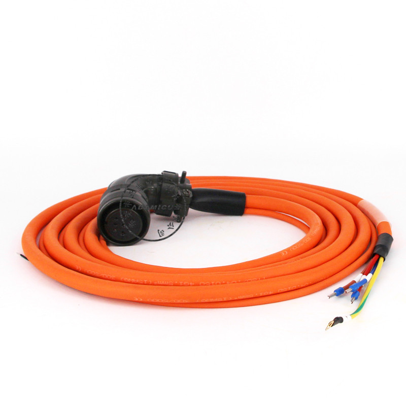 สายเฟล็กซ์คุณภาพสูง ASD-A2-PW1103-G เดลต้าเซอร์โวมอเตอร์สายไฟ