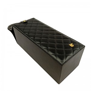 กล่องเครื่องประดับหนัง faux หนัง Pu