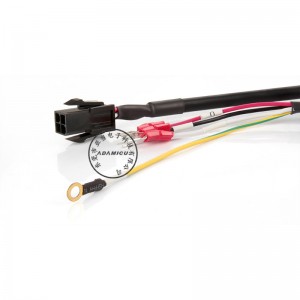 สายเคเบิลยืดหยุ่นถักเดลต้าเซอร์โวมอเตอร์สาย ASD-B2-PW0003