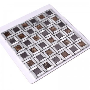 ประดับผนังภายนอกอาคารหินอ่อนกระเบื้องโมเสค