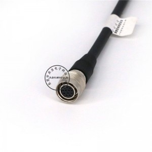 ขั้วต่อสายเคเบิลแบบกลม 12 พินสำหรับกล้องอุตสาหกรรม