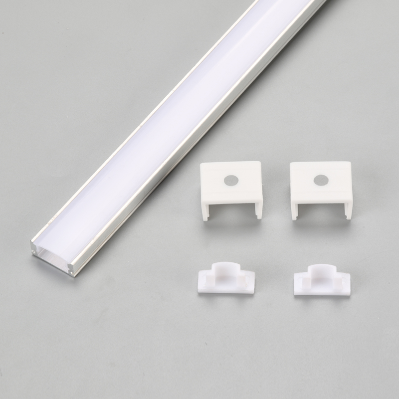 แถบ LED แข็ง SMD5050 SMD5630 อลูมิเนียมโปรไฟล์ PC cover โปรไฟล์ LED strip cover สำหรับไฟบาร์ LED