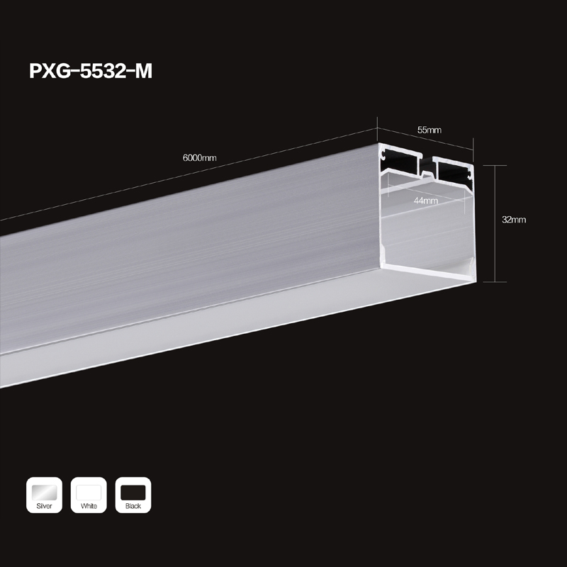 6063 รูปตัว u ช่องอลูมิเนียม LED การอัดขึ้นรูปอลูมิเนียมสำหรับไฟแถบ LED
