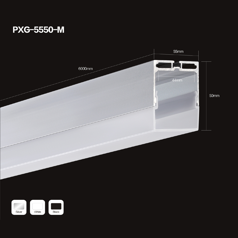รายละเอียดอลูมิเนียม / กรอบแถบแสง LED / อุปกรณ์เสริมอลูมิเนียม