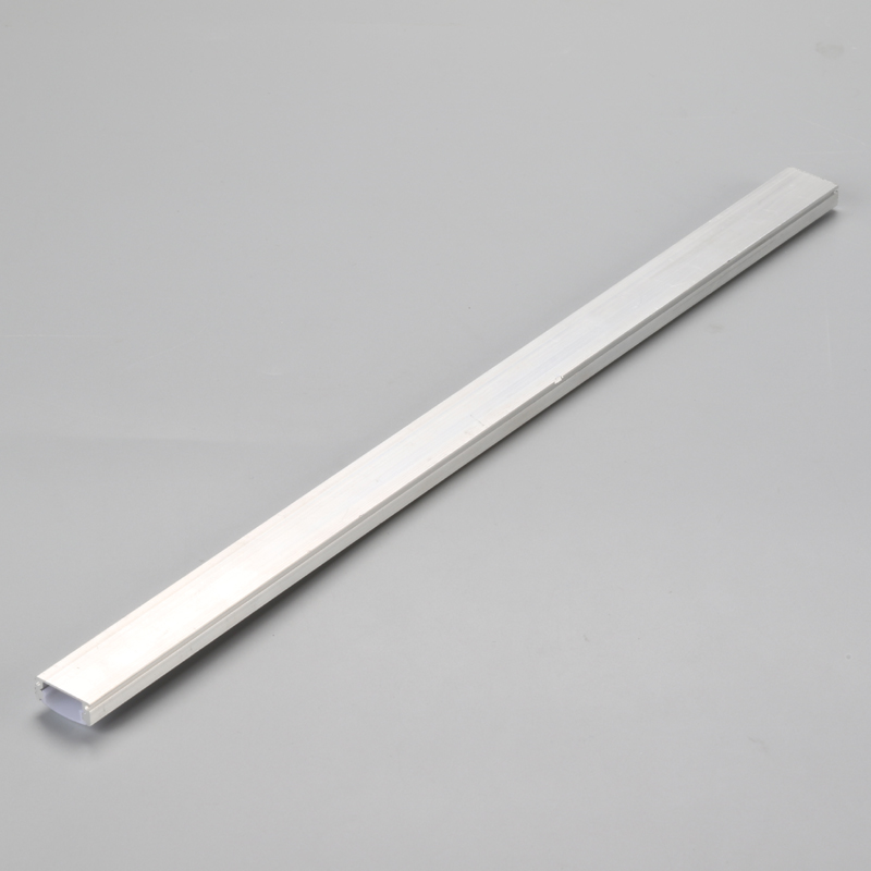 Slim U shape LED อะลูมิเนียมช่องสัญญาณ 1707 สำหรับแถบ LED แถบอลูมิเนียมโพรไฟล์