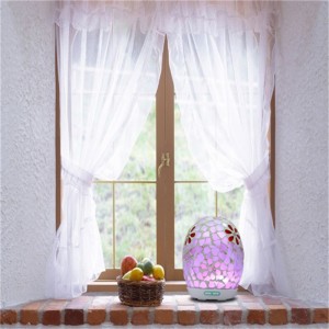 อัลตราโซนิกไฟฟ้า 2017 แนวโน้มโมเสคแก้วดอกไม้น้ำมันกระจายกลิ่นหอม