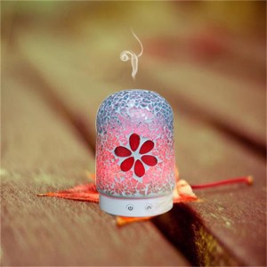 จีนโรงงานล่าสุดโมเสคแก้วอัลตราโซนิกไฟฟ้าน้ำมันหอมระเหยกระจายกลิ่นหอม