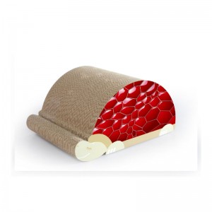 2018 Amazon ร้อนขายลูกฟูกกระดาษแข็งแมวที่พัก / แมวข่วนของเล่น / แมว S Cratcher คณะกรรมการ