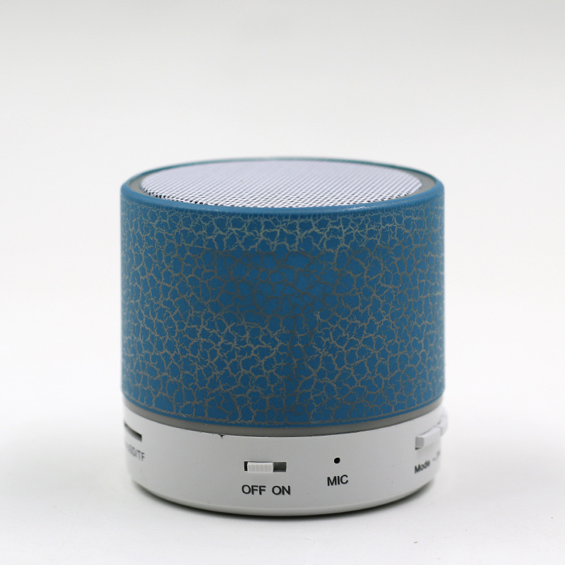 แบบพกพาซูเปอร์เบสรอบลำโพง USB ไร้สายขนาดเล็กมินิลำโพงบลูทู ธ ไฟ LED พร้อมวิทยุ FM