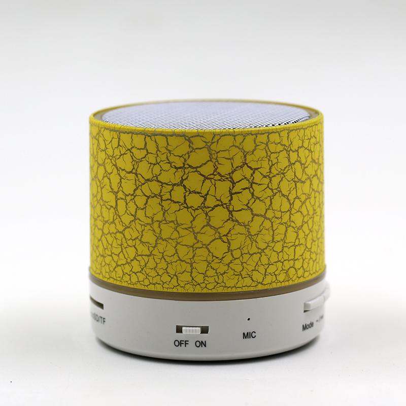 ไฟ LED ลำโพงพกพาขนาดเล็กไร้สายลำโพงแฮนด์ฟรีพร้อม TF USB FM ไมโครโฟน