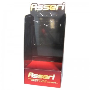 วัสดุกระดาษที่กำหนดเองชั้นวางจอแสดงผลสองด้านสำหรับภาพยนตร์โทรศัพท์มือถือ