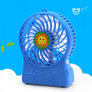 เครื่องใช้ในบ้านเครื่องชาร์จแบตเตอรี่พกพาแบบพกพา USB พัดลมขนาดเล็ก