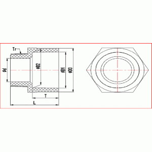 อะแดปเตอร์ UPVC ชาย