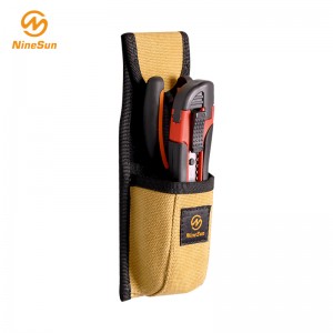 กระเป๋าเครื่องมือมีดคีมมีดสีกากีสีฟ้า