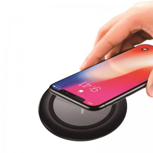 KPS-9502HCHot ขาย 7.5W กระจกรอบมินิ QI เครื่องชาร์จไร้สายสำหรับโทรศัพท์