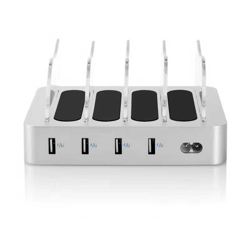 KPS-8402LC สถานีชาร์จ USB สี่พอร์ต (US / EU / UK / AU AC Cable)