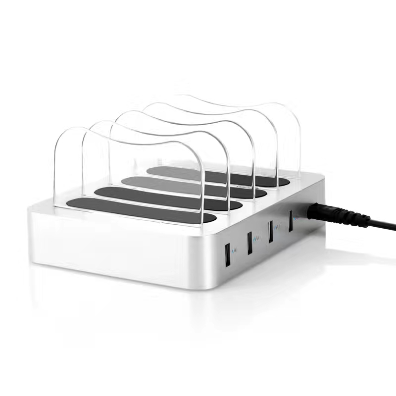 KPS-8402LC สถานีชาร์จ USB สี่พอร์ต (US / EU / UK / AU AC Cable)