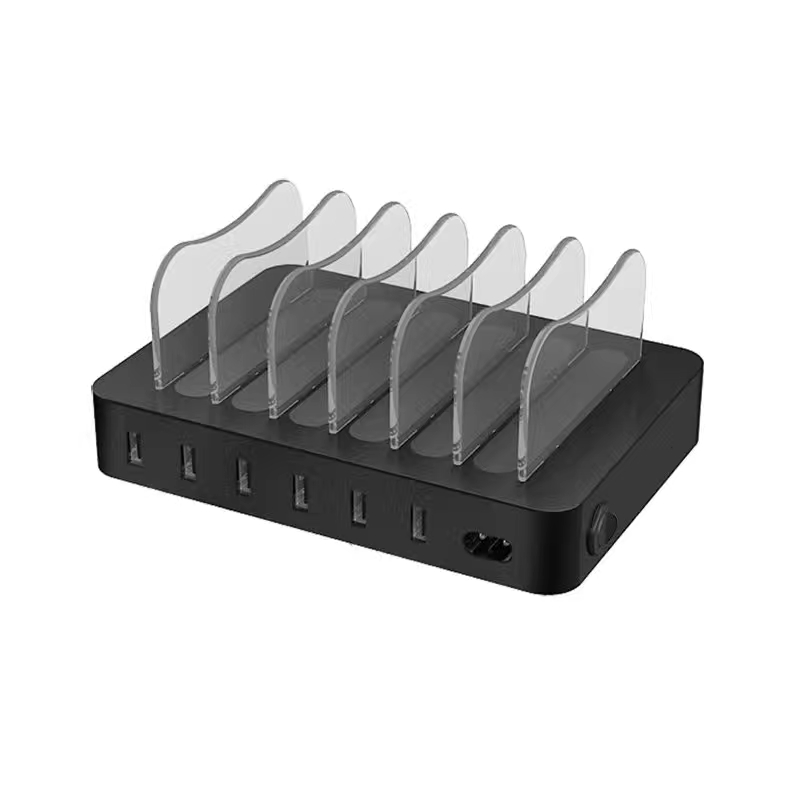 KPS-8403LC สถานีชาร์จ USB หกพอร์ต (US / EU / UK / AU AC Cable)