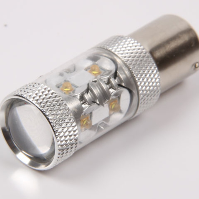 พลังงานสูง 50 วัตต์ชิป Osram 1156 p21w py21w ba15s bau15s อัตโนมัติ led เปิดสัญญาณไฟ led กลับขึ้นแสง
