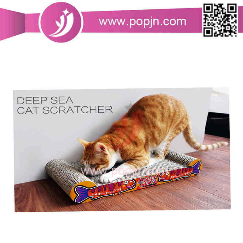 Scratcher กระดาษลูกฟูกที่ดึงดูดใจของ Fashinable