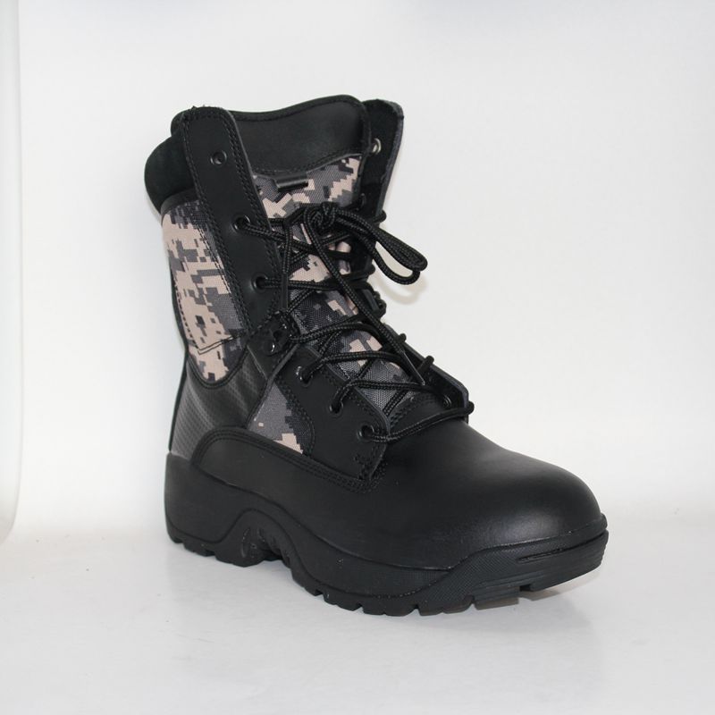 รองเท้าบูทหุ้มข้อ PU Leather Leather Upper Leather