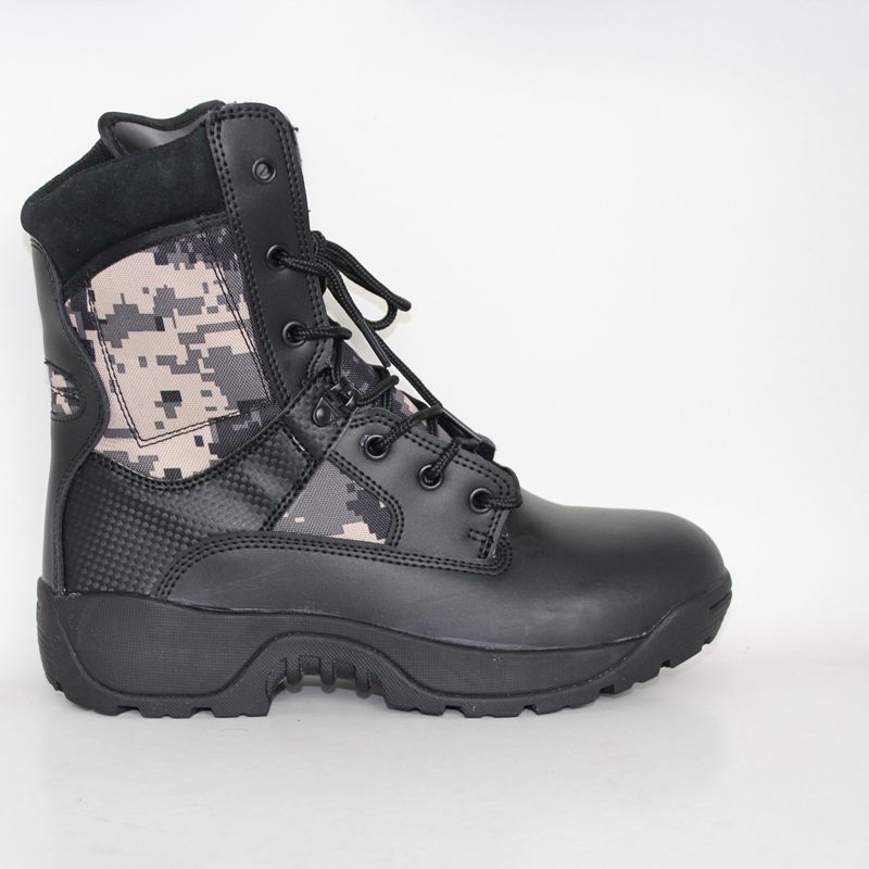 รองเท้าบูทหุ้มข้อ PU Leather Leather Upper Leather