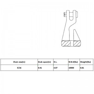 ฟอร์จแม็กซ์ Clevis Grab Bend Hook