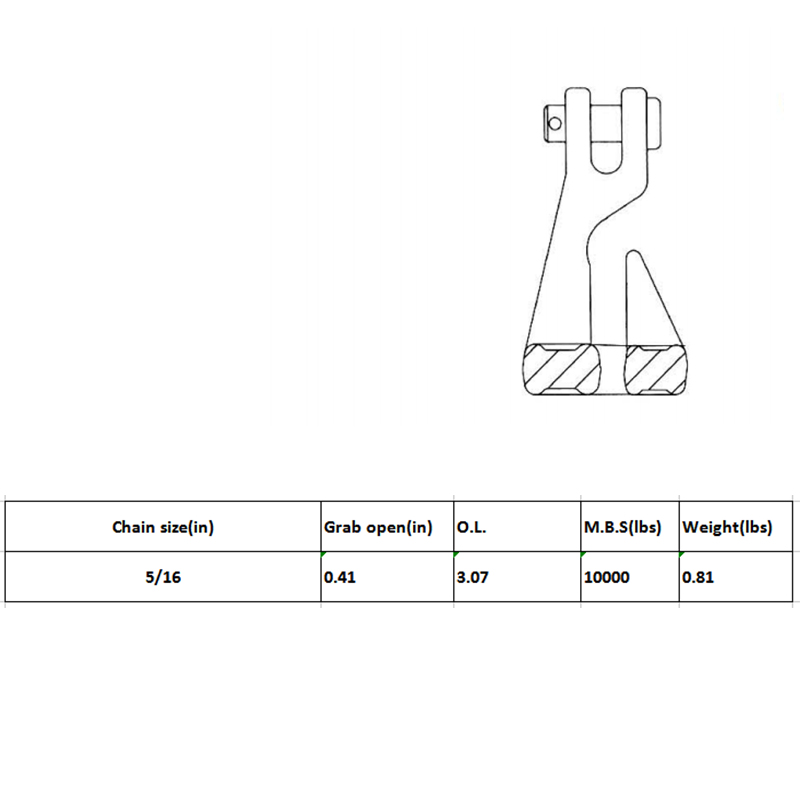ฟอร์จแม็กซ์ Clevis Grab Bend Hook